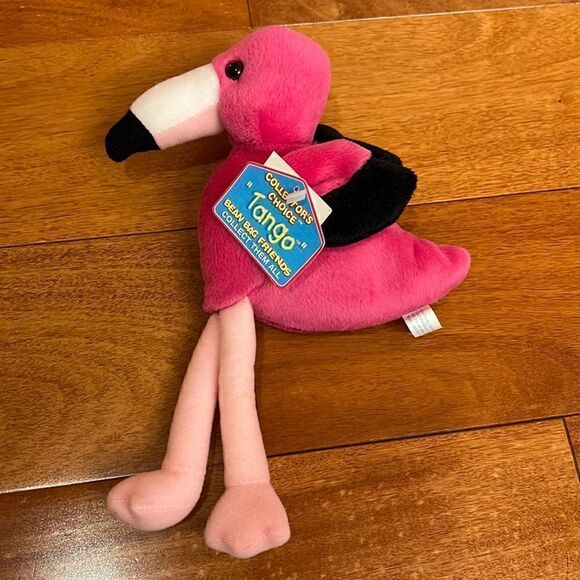 Vintage Dan Dee Collectors Choice Tango Pink Flamingo Plush Stuffed Animal Soft - Picture 1 of 3